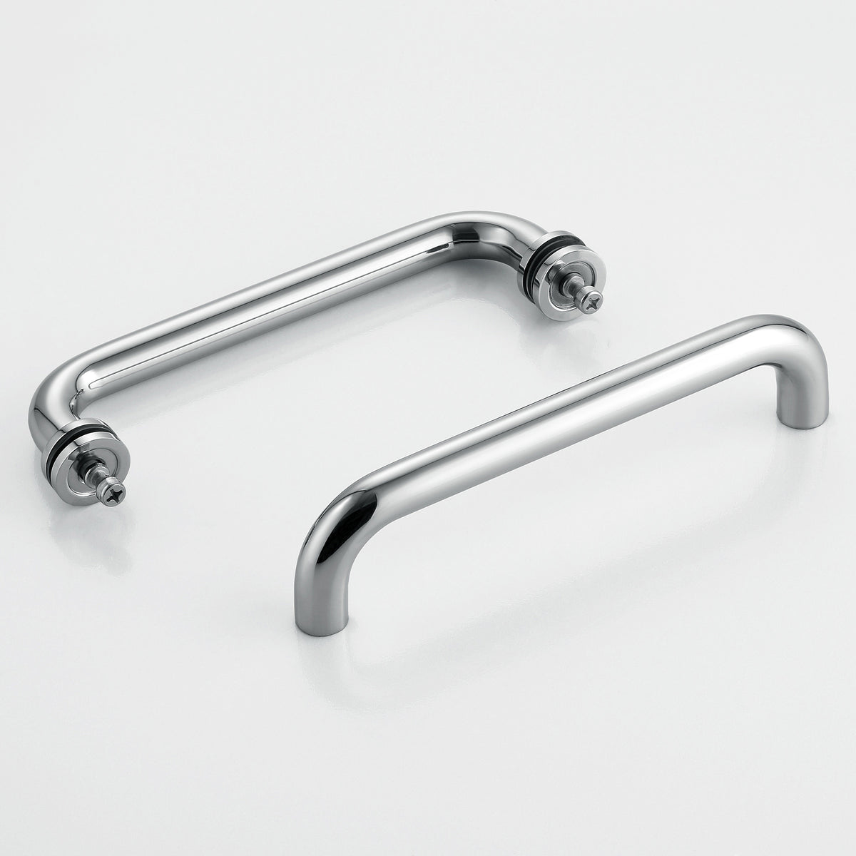 MCOCOD® Glass Shower Door Back to Back Round Handles