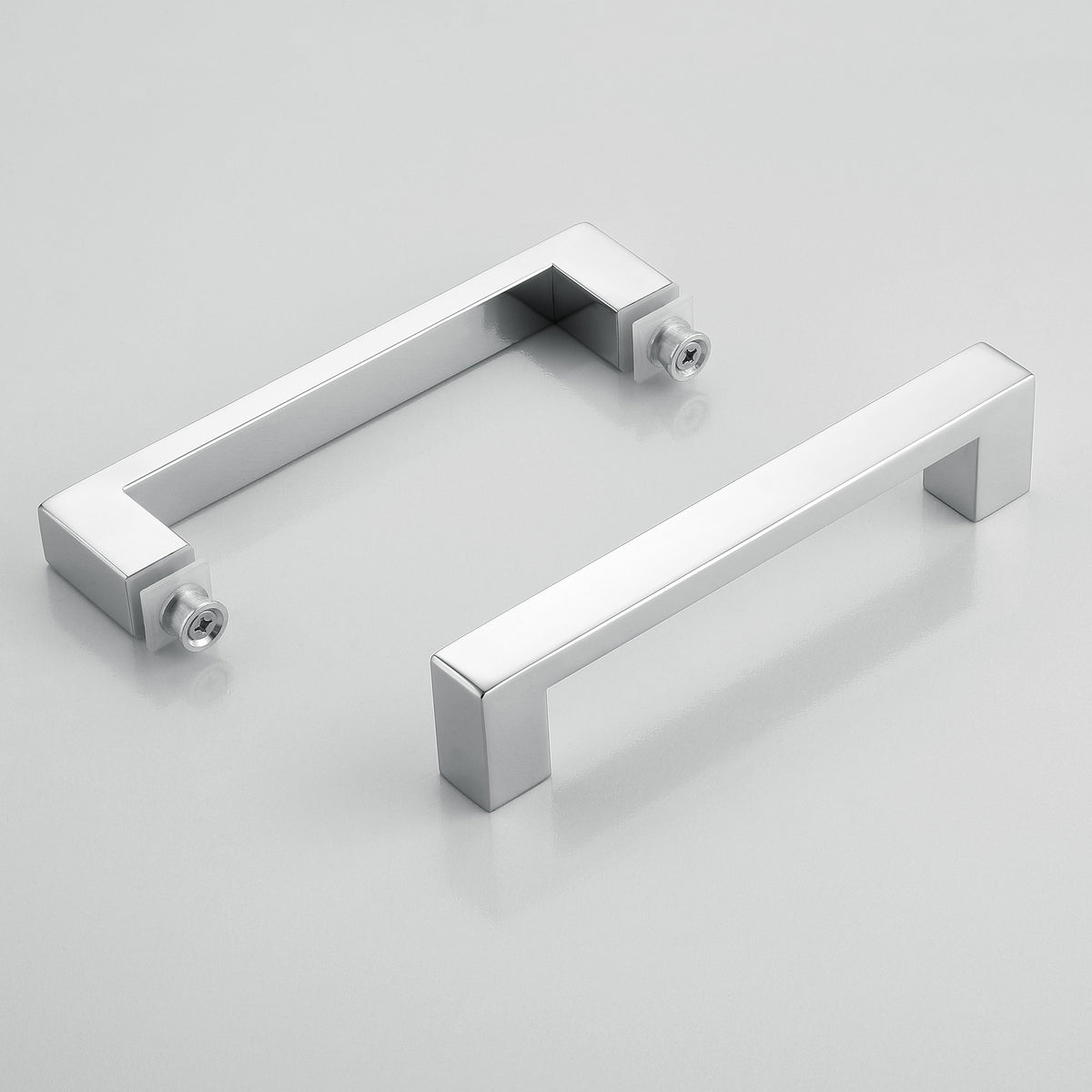 MCOCOD® Glass Shower Door Back to Back Square Handles