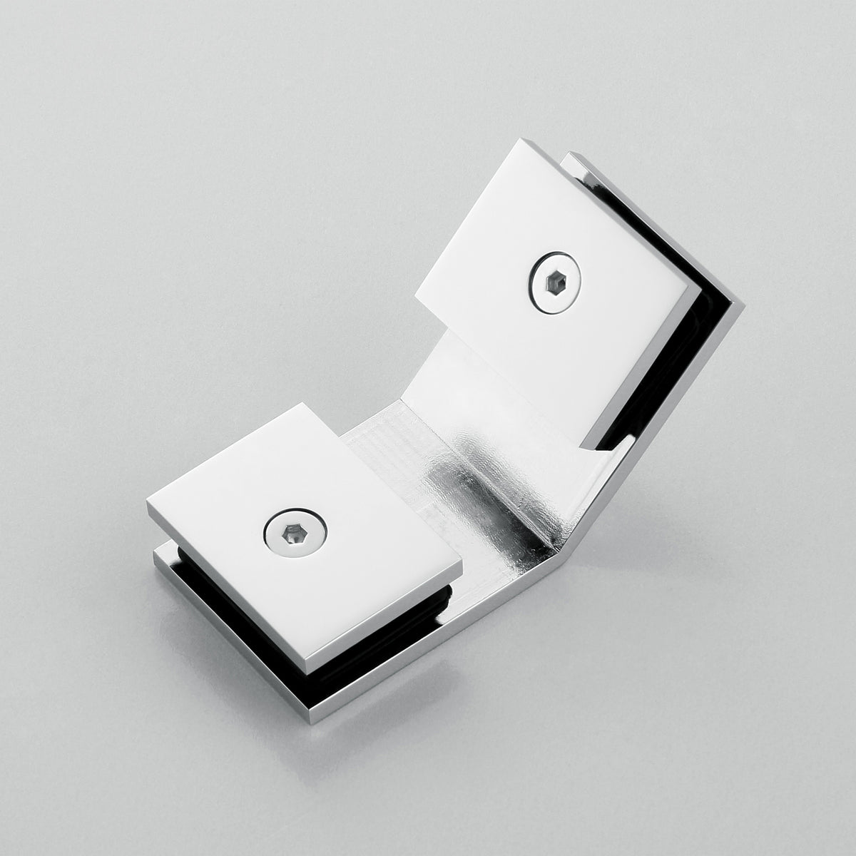 MCOCOD® Square 135 Degree Glass-to-Glass Clamp