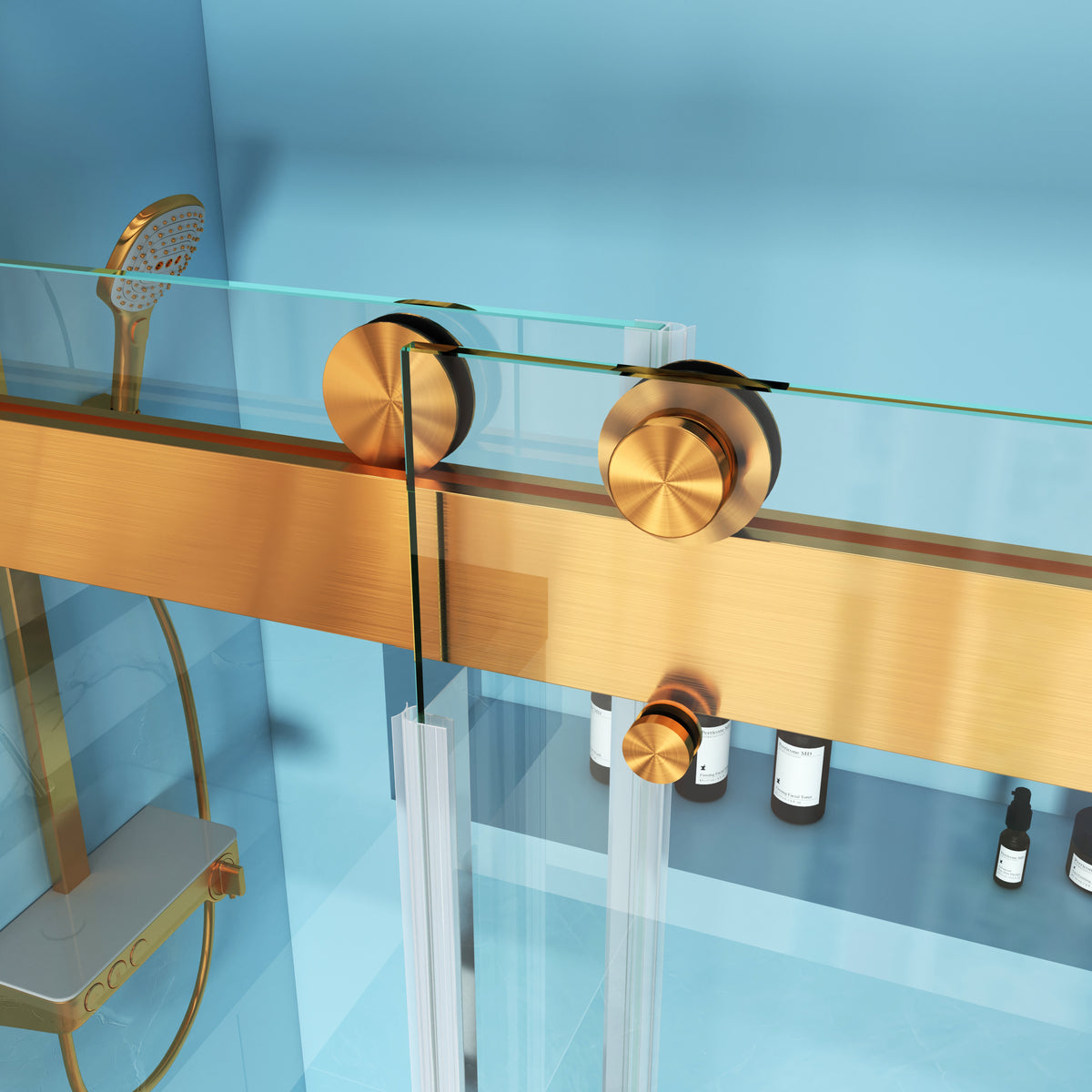 Customize Soft-Closing Double Sliding Frameless Shower Enclosure - DS13-01