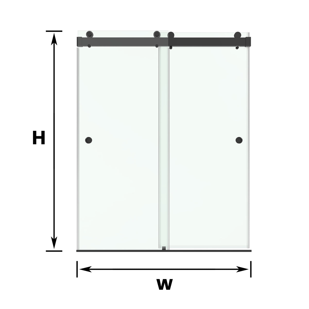 Width and height measurement diagram