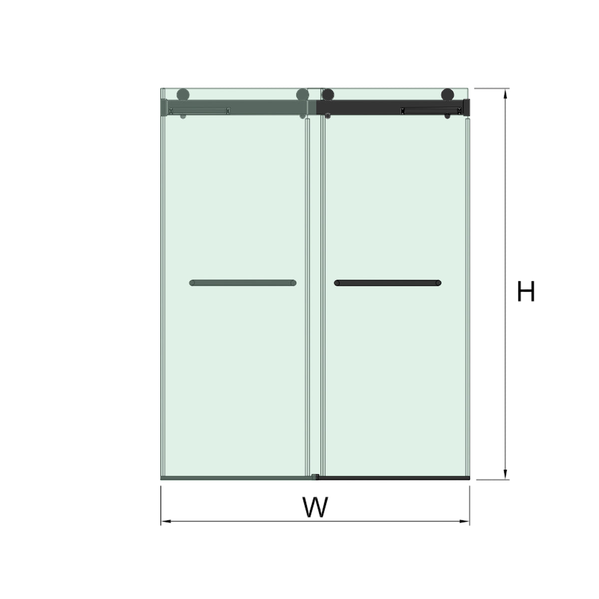 Width and height measurement diagram