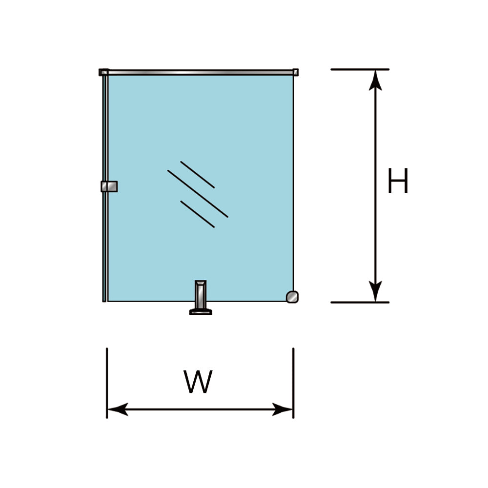 Width and height measurement diagram
