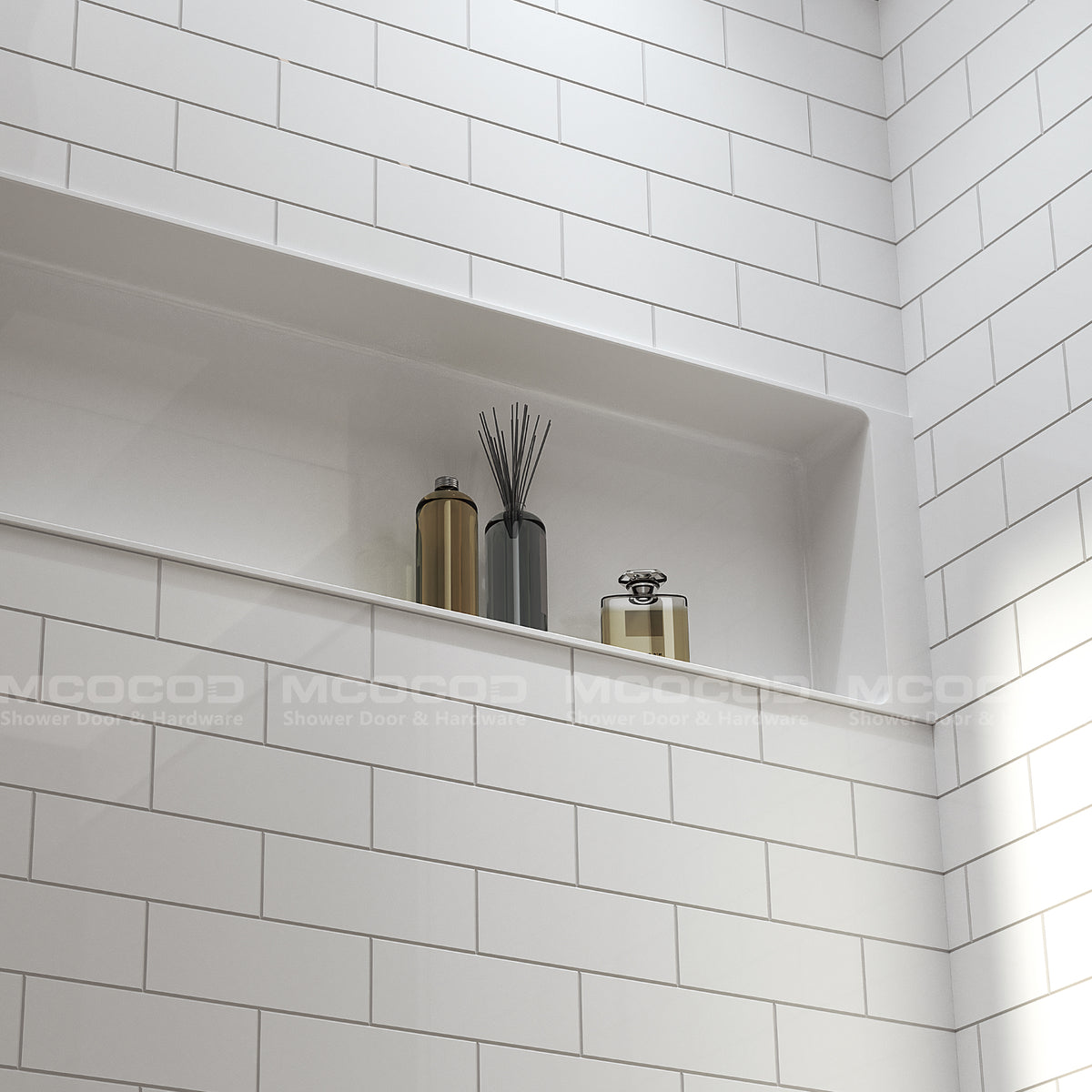 MCOCOD® Customize Frameless Swing Shower Door - H06-03