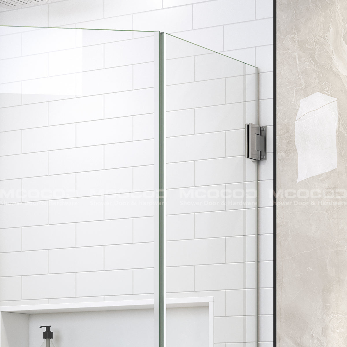 MCOCOD® Customize Frameless Shower Enclosure Three Glass Shower Doors - H06-07A