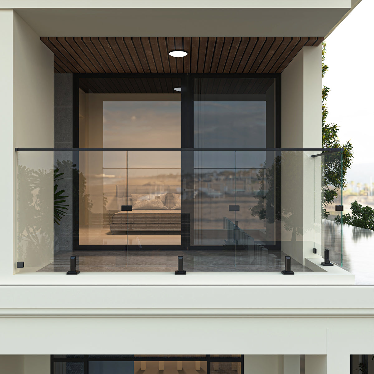 MCOCOD® Customize Glass Panel for Frameless Glass Railing