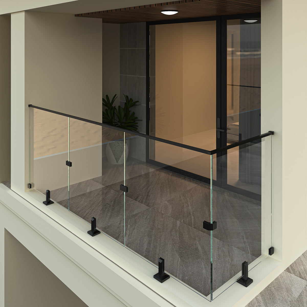 MCOCOD® Customize Glass Panel for Frameless Glass Railing