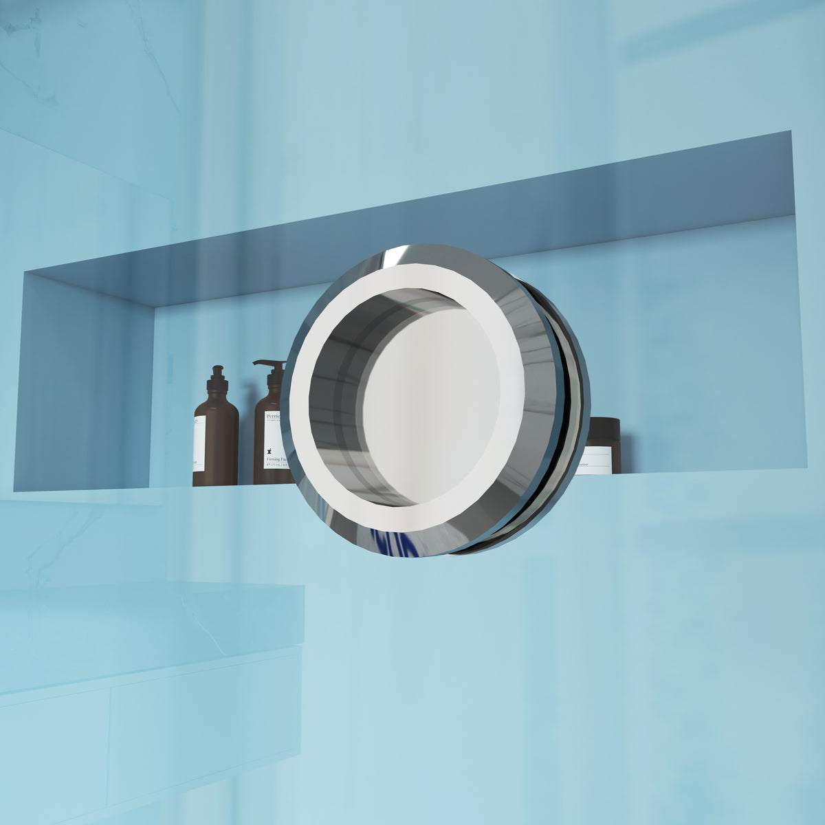 MCOCOD DS01H Bathtub Shower Doors -  Double Sliding Bathtub Shower Door with 304 Stainless Steel Finger Pull