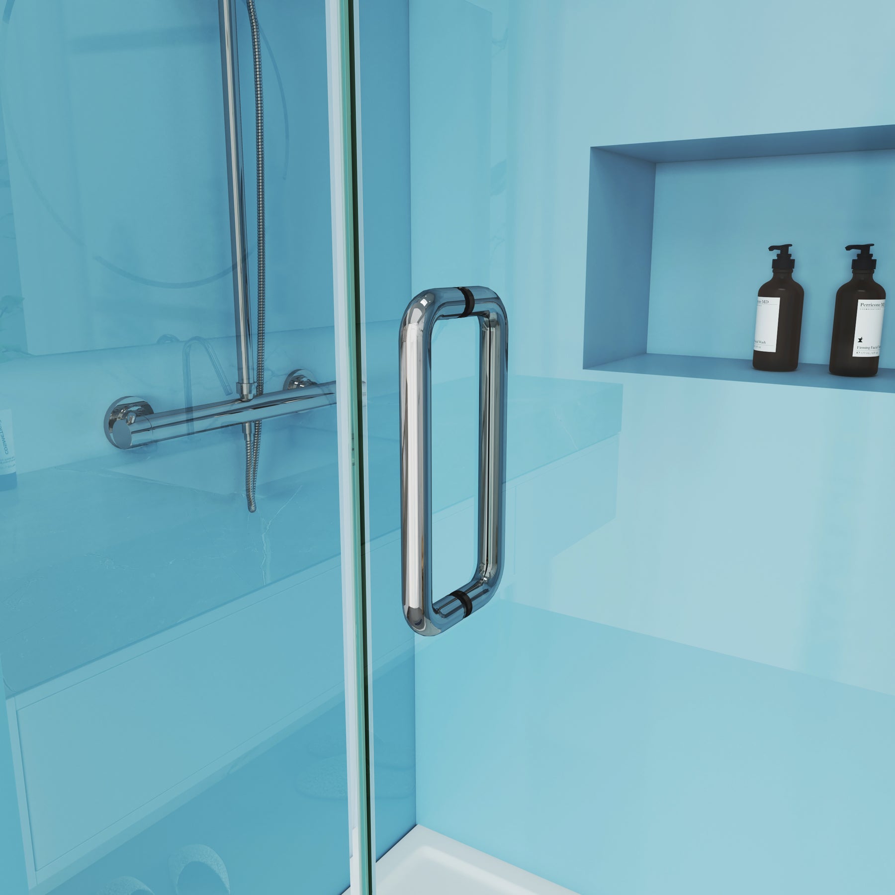 MCOCOD® Customize Frameless Swing Shower Door - H06-02