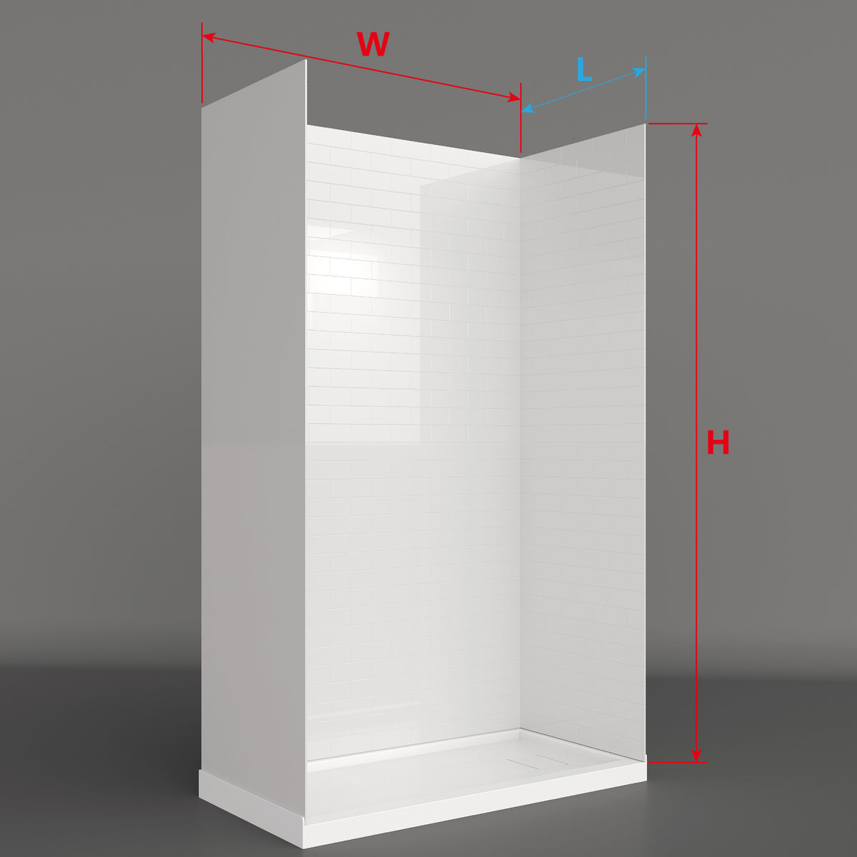 Width and height measurement diagram
