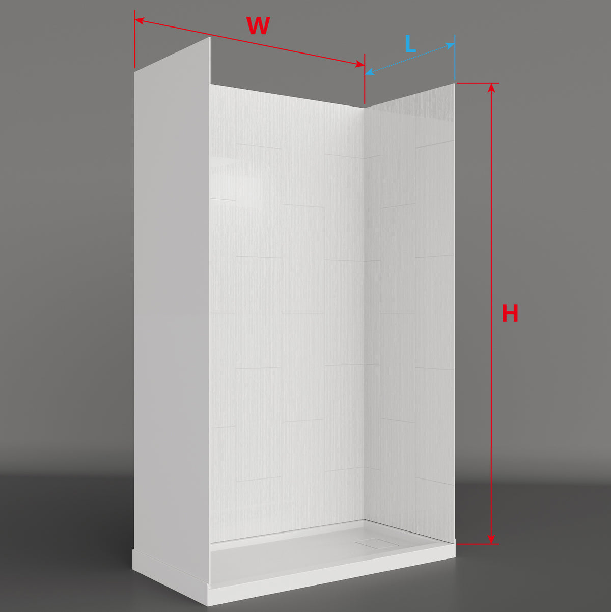 Width and height measurement diagram
