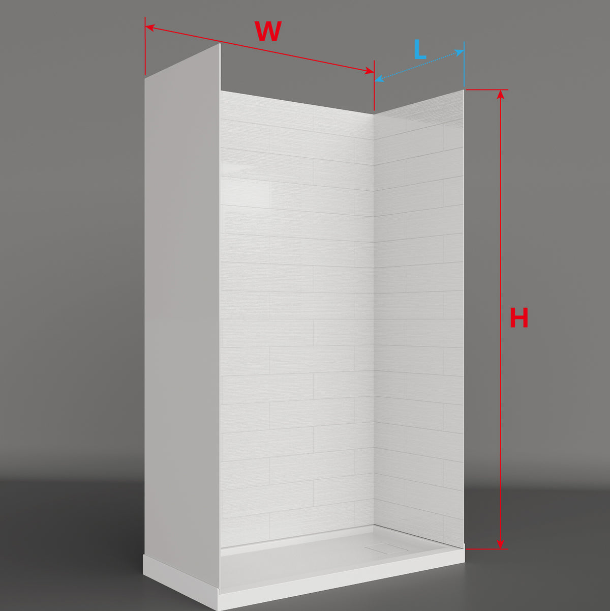 Width and height measurement diagram
