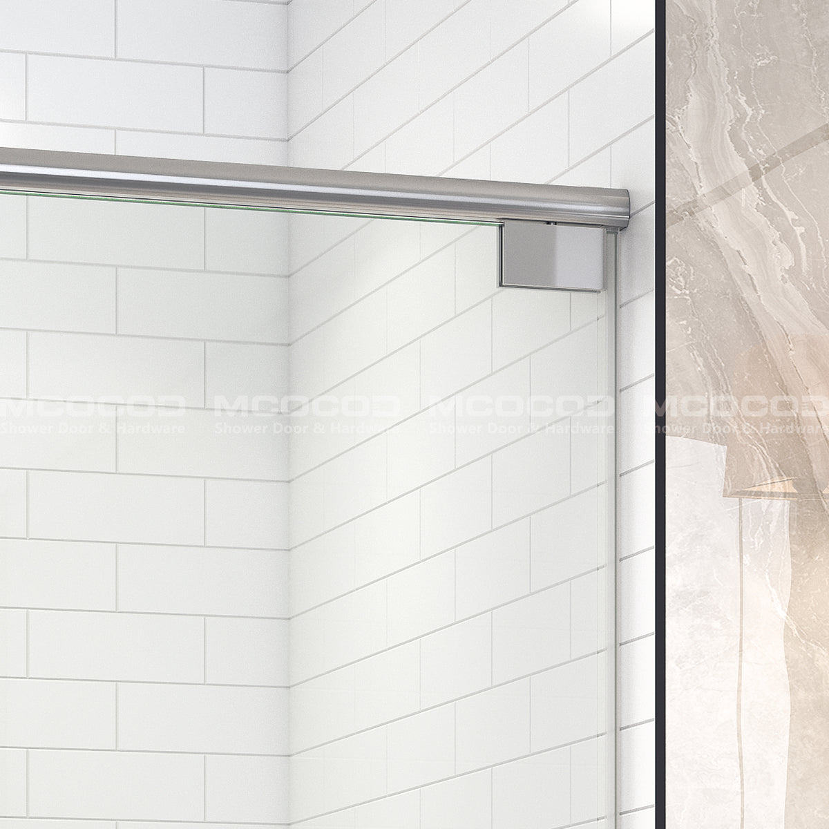 MCOCOD® Customize Framed Swing Shower Door - P08L-01