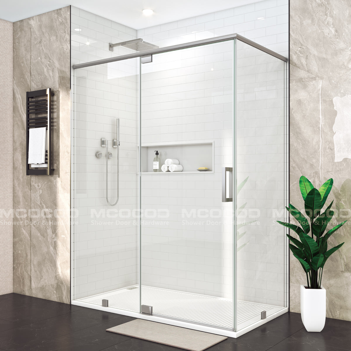 MCOCOD® Customize Framed Rectangle Shower Enclosure - P08L-02