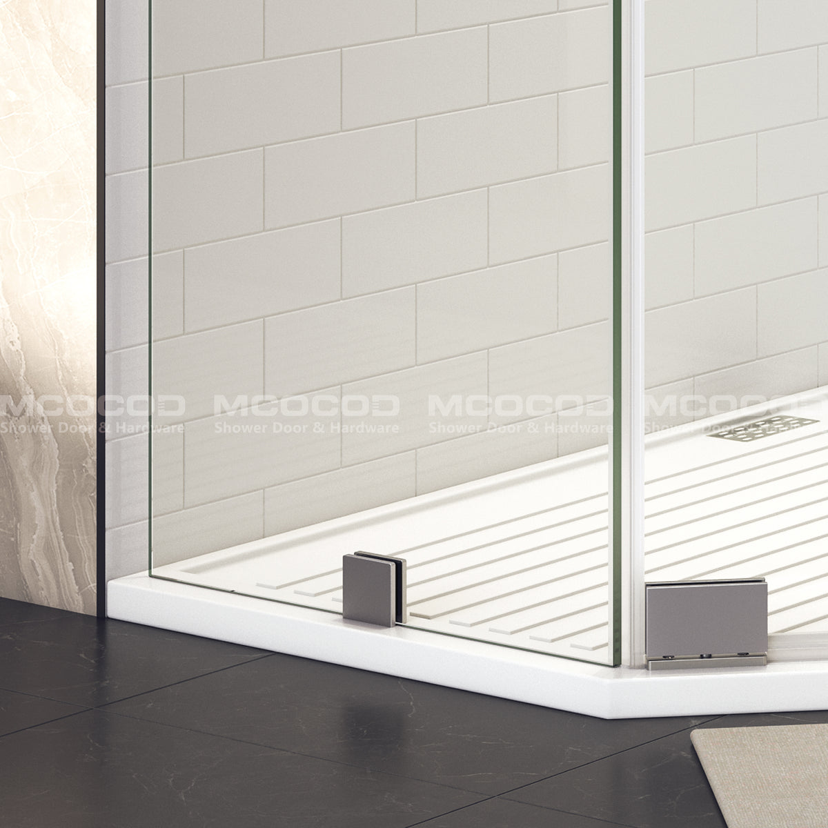 MCOCOD® Customize Framed Shower Enclosure Three Glass Shower Doors - P08L-03