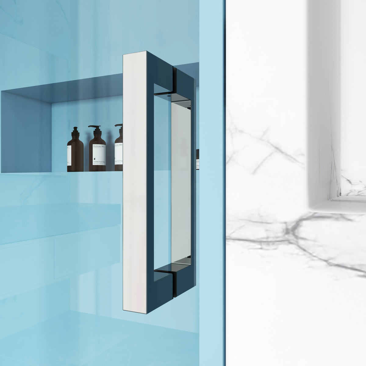 Customize Soft-Closing Single Sliding Frameless Shower Enclosure - SS08-01