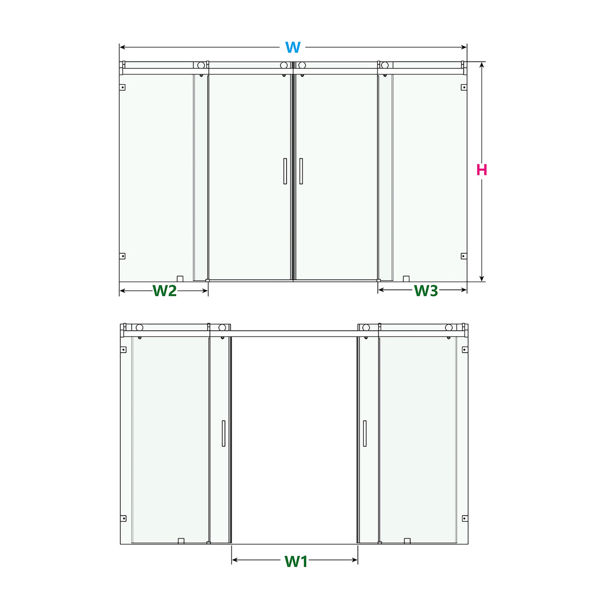 Custom door orientation guide