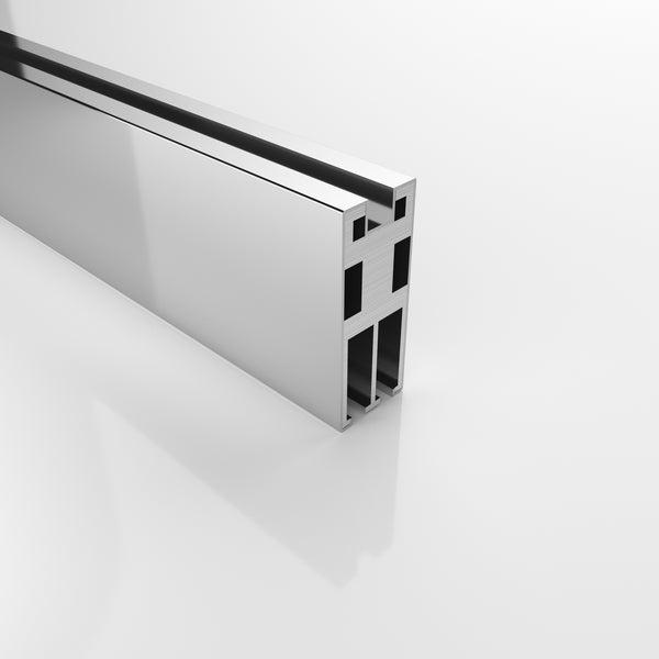 DS13 Guide Rail for Soft-Closing Double Sliding Frameless Shower Door