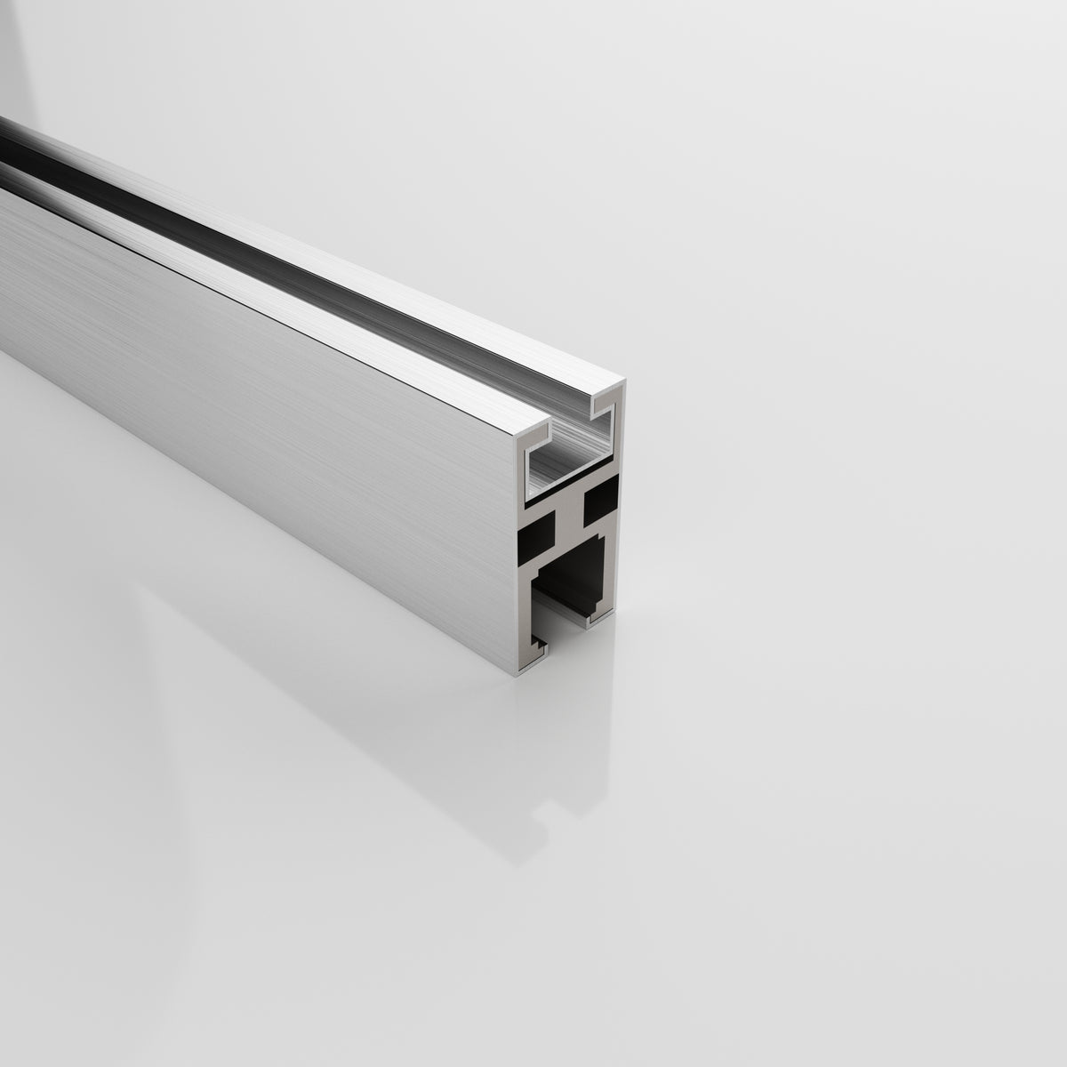 MCOCOD® SS08 Guide Rail for Soft-Closing Double Sliding Frameless Shower Door