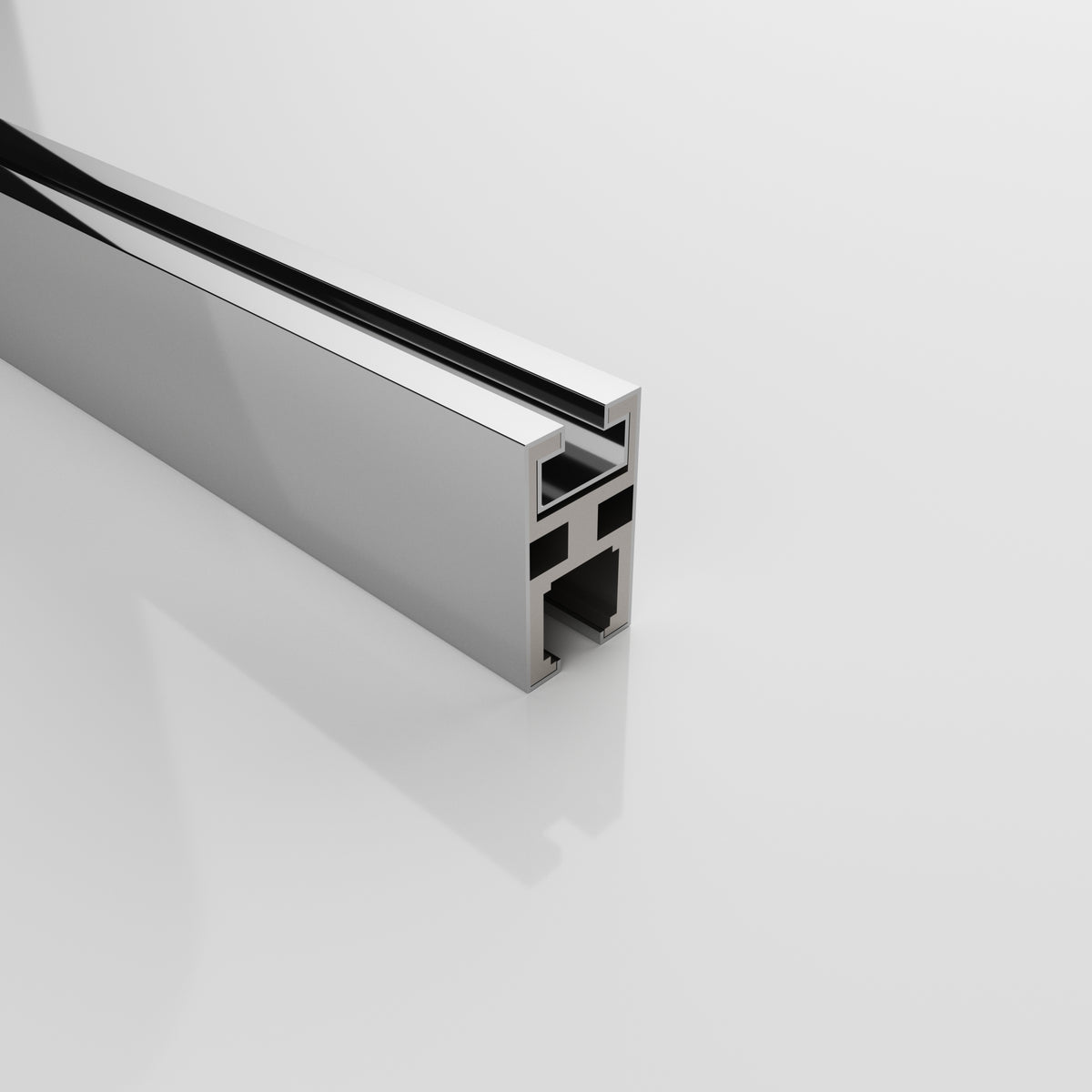 MCOCOD® SS08 Guide Rail for Soft-Closing Double Sliding Frameless Shower Door