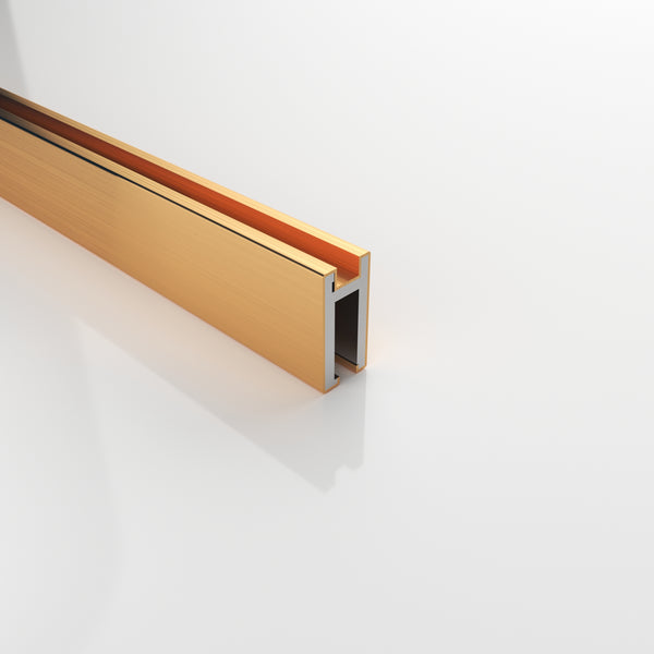 SS13 Guide Rail for Soft-Closing Single Sliding Frameless Shower Door