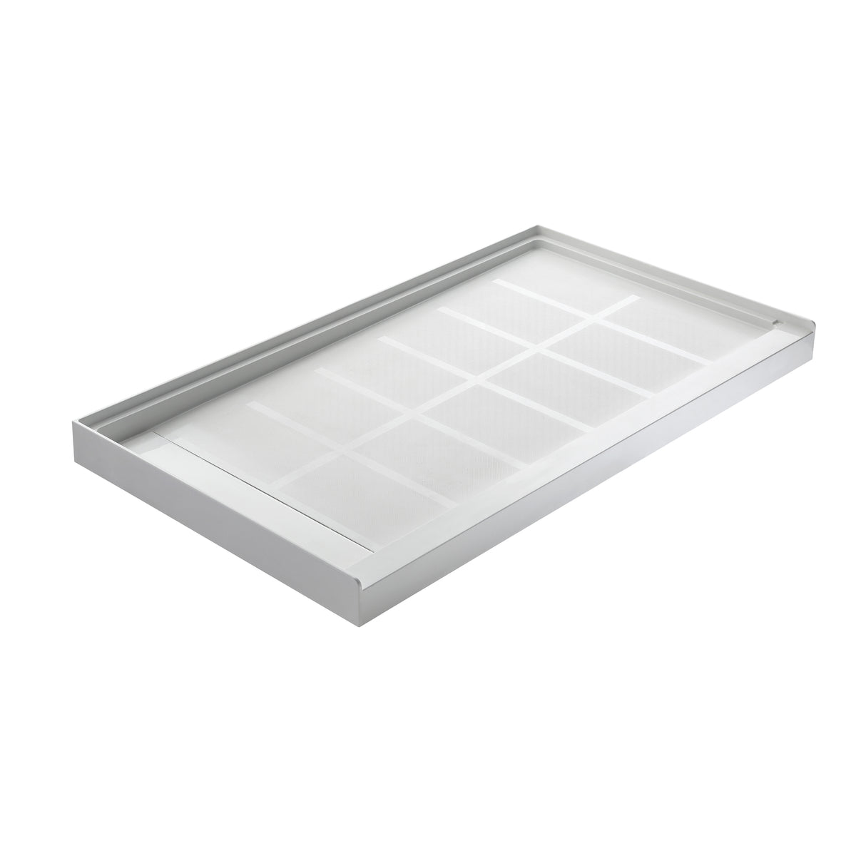 MCOCOD® Left Drain Shower Base in Acrylic Solid Surface