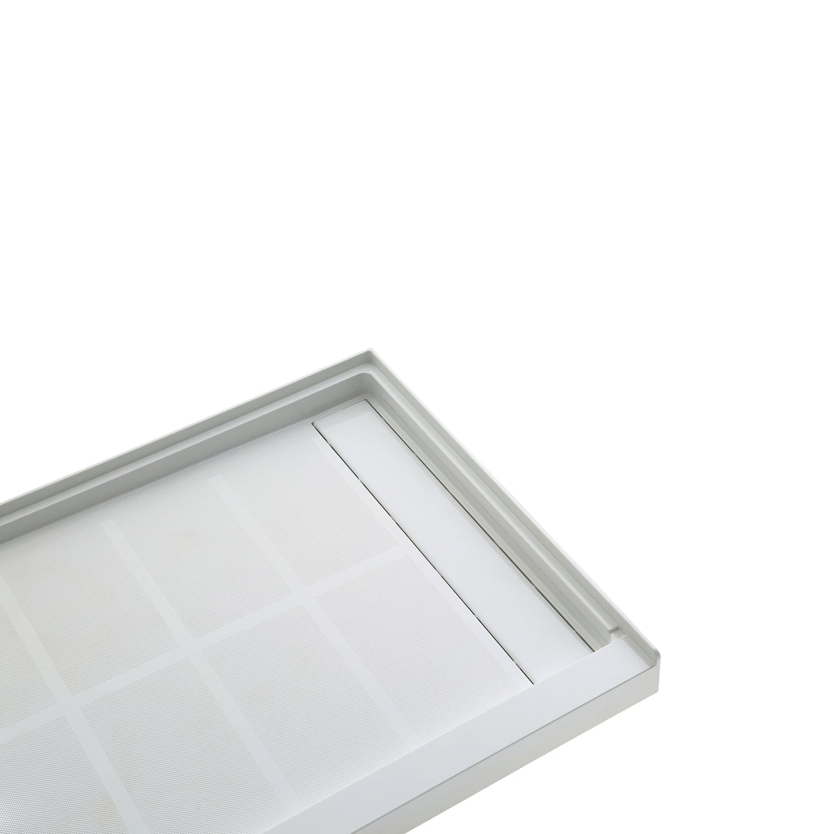 MCOCOD® Right Drain Shower Base in Acrylic Solid Surface
