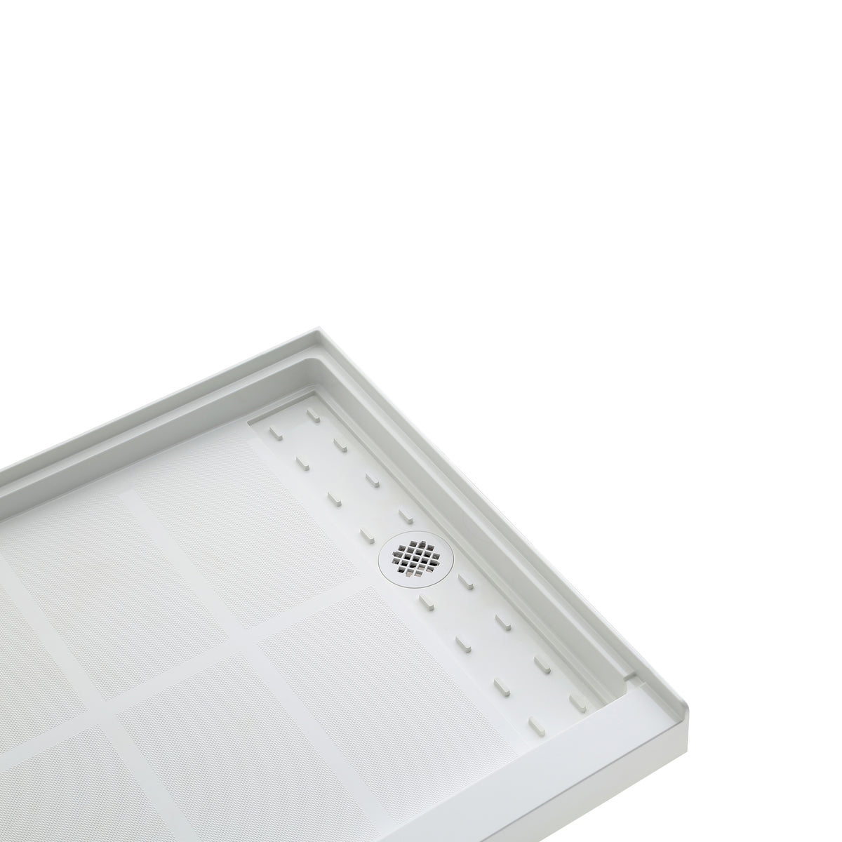 MCOCOD® Right Drain Shower Base in Acrylic Solid Surface