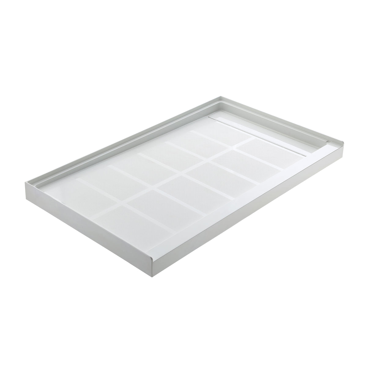 MCOCOD® Right Drain Shower Base in Acrylic Solid Surface