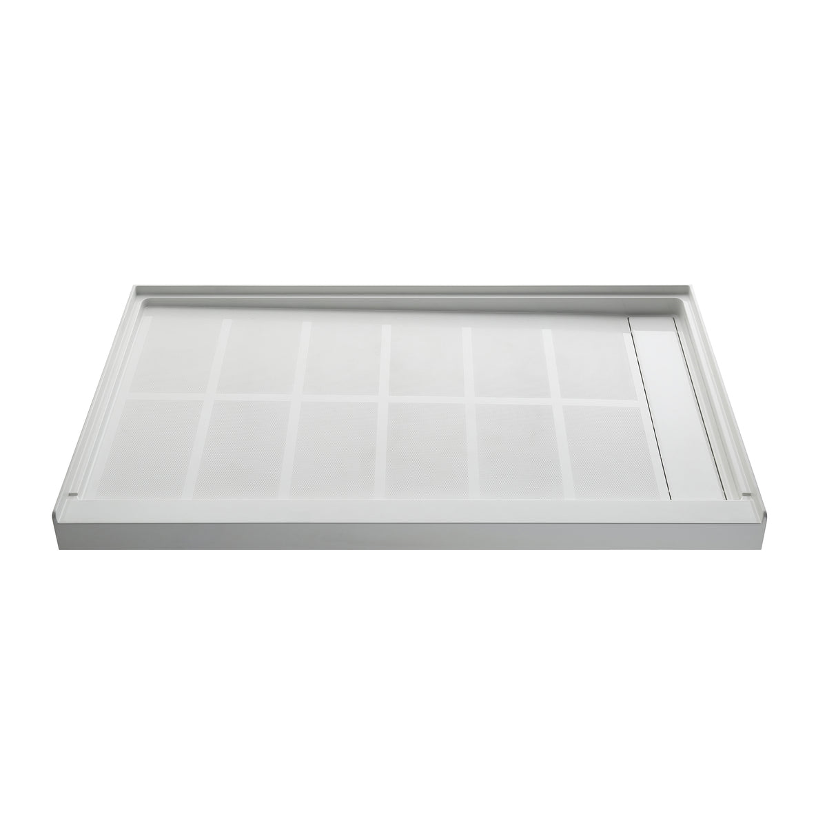 MCOCOD® Right Drain Shower Base in Acrylic Solid Surface