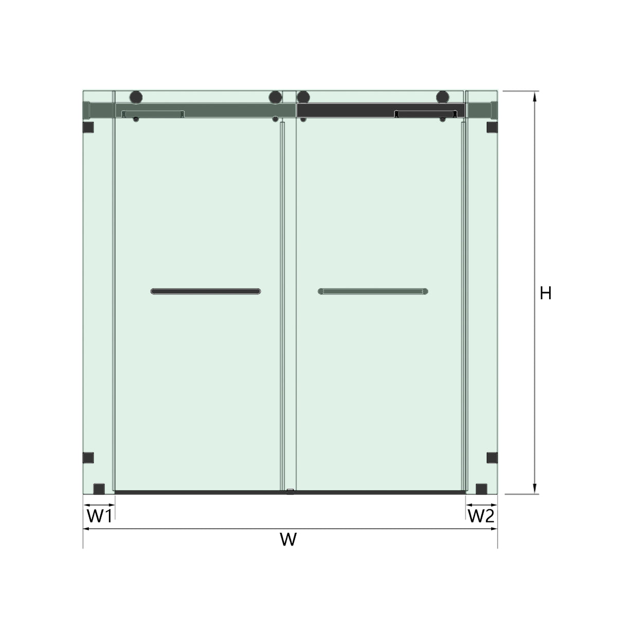 Custom door orientation guide