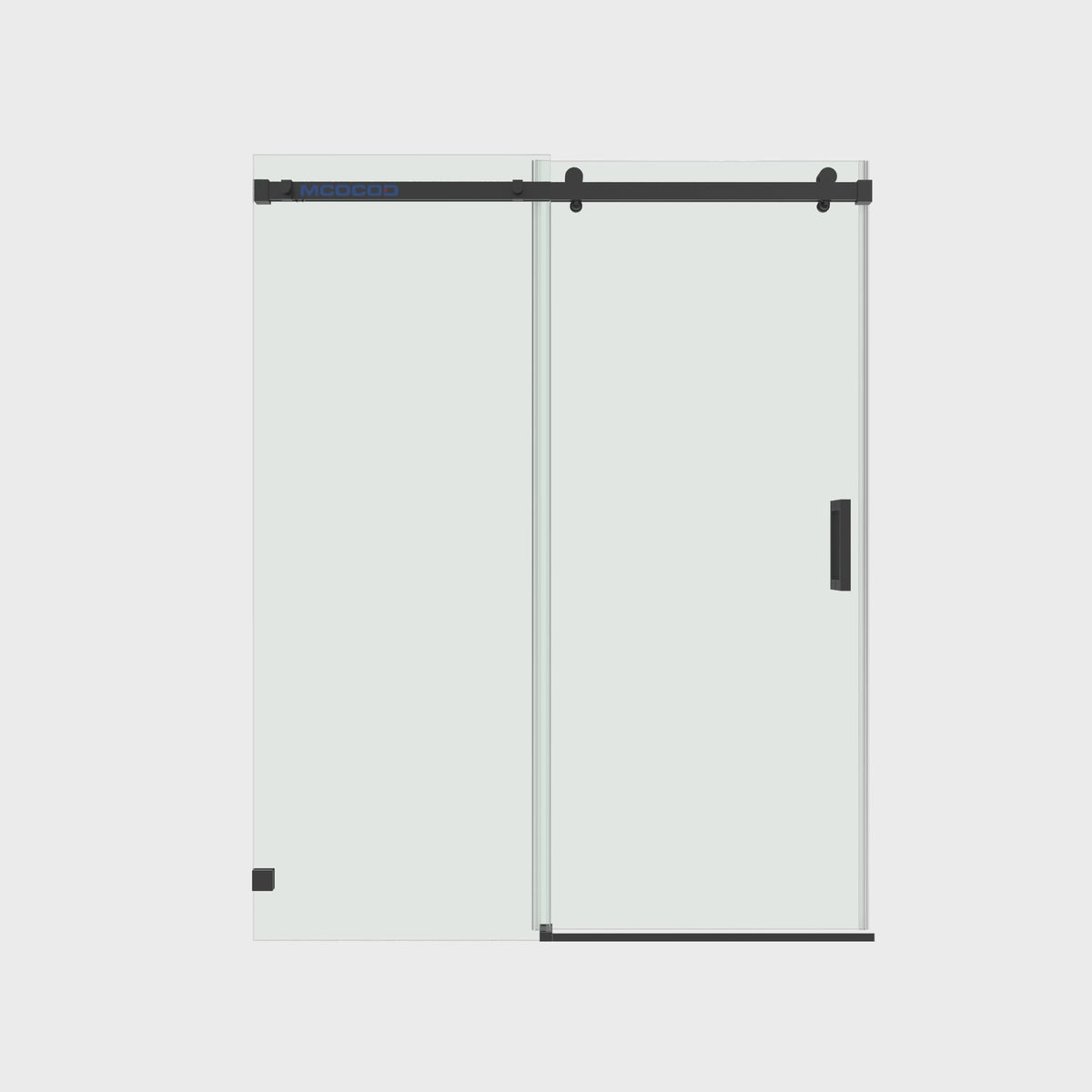 Soft-Closing Frameless Single Sliding Shower Door - SS13