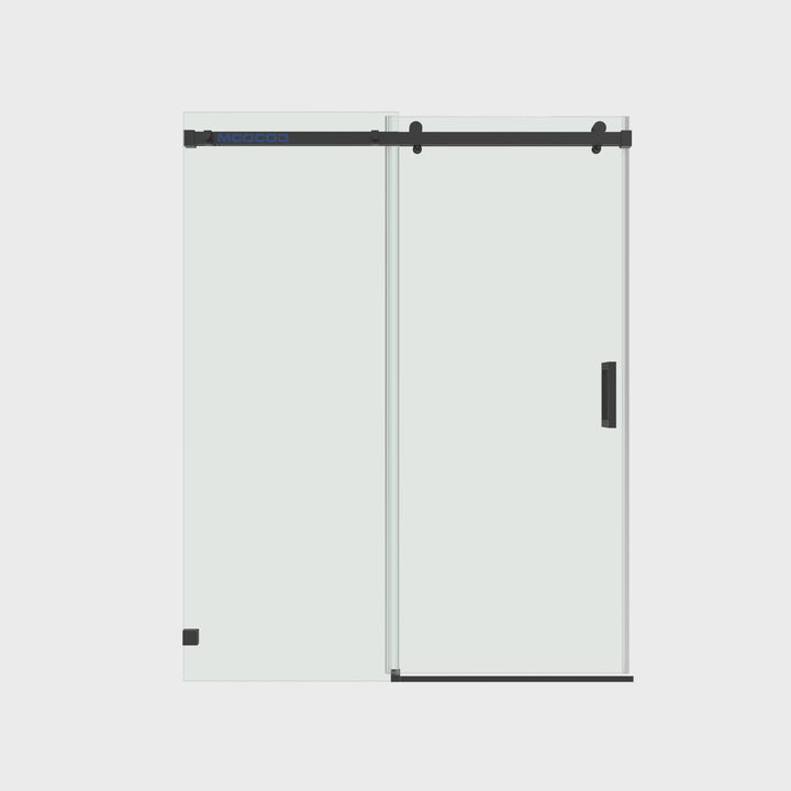 Soft-Closing Frameless Single Sliding Shower Door - SS13