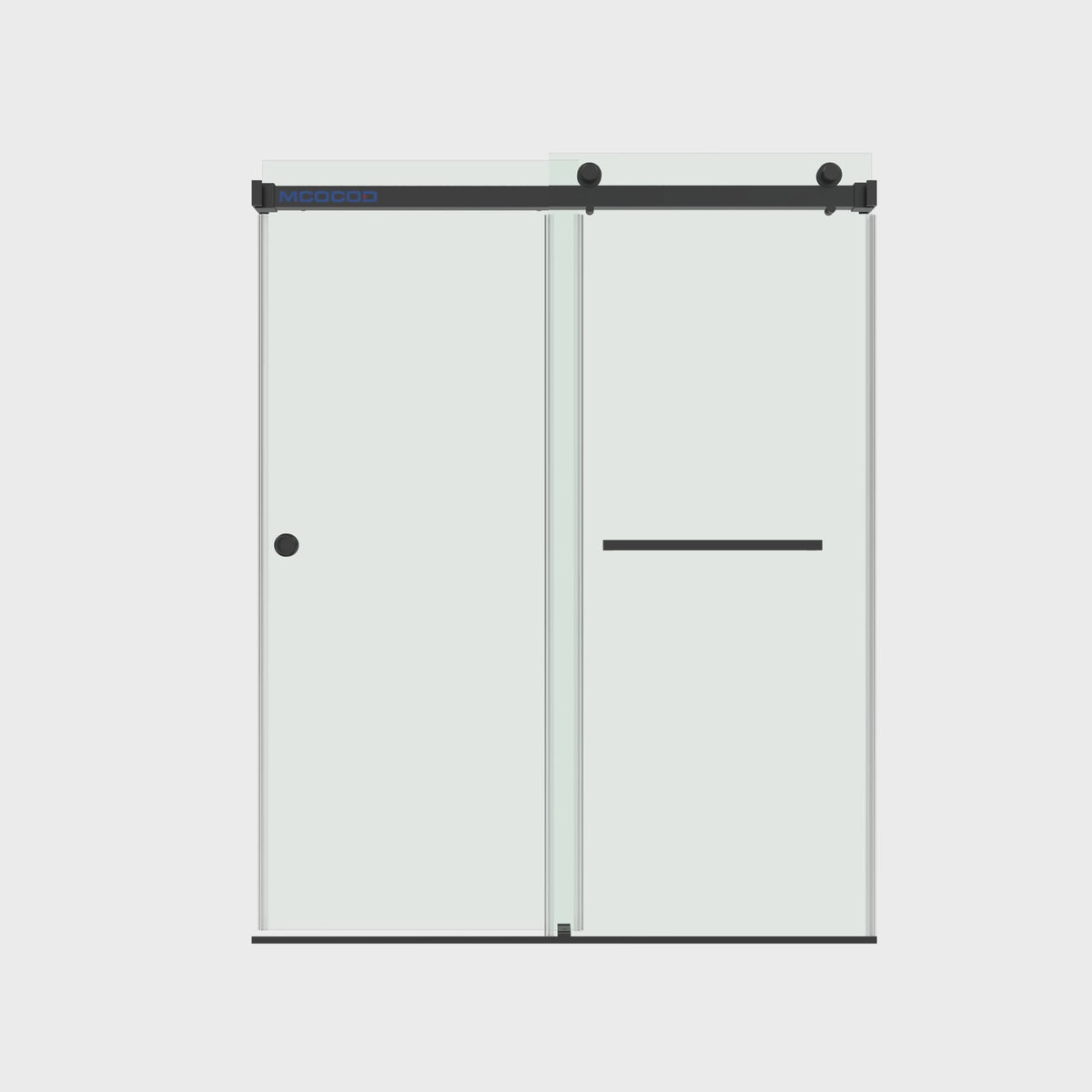 Double Sliding Frameless Shower Door - DS02A