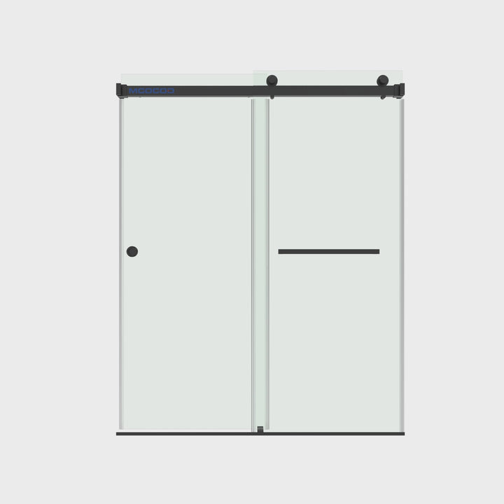 Double Sliding Frameless Shower Door - DS02A