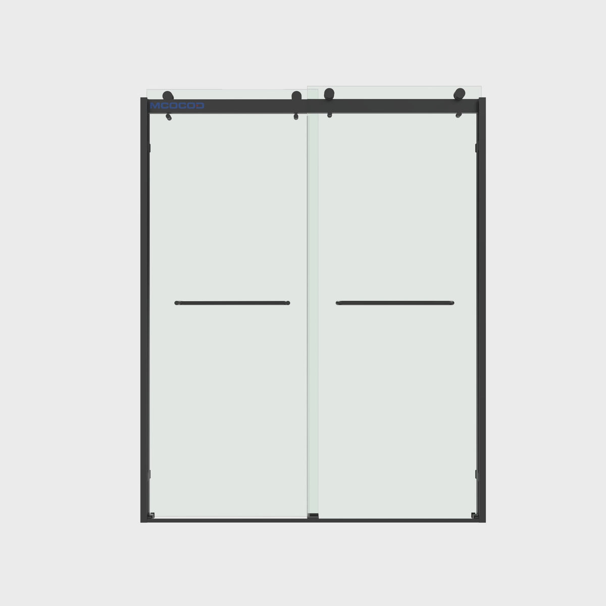 Double Sliding Semi Frameless Shower Door - DS10